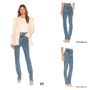 NWT WEWOREWHAT x REVOLVE Stacked Skinny High Rise Jeans Size 26